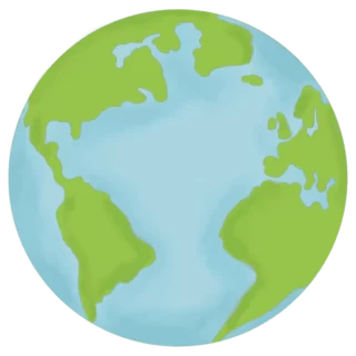 Icône de la Terre pour représenter la protection de l'environnement